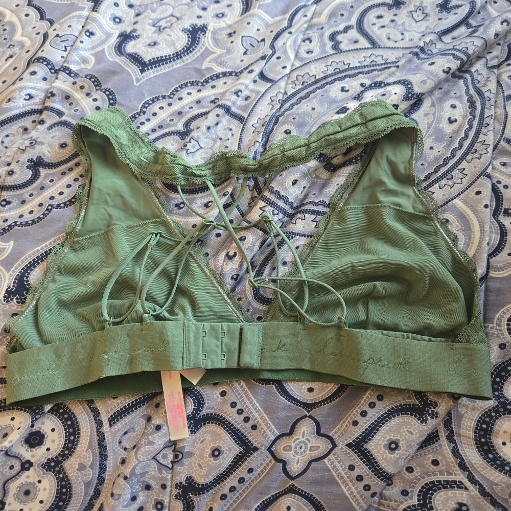Pink Victoria's secret bra bralette size XL - Picture 2 of 3